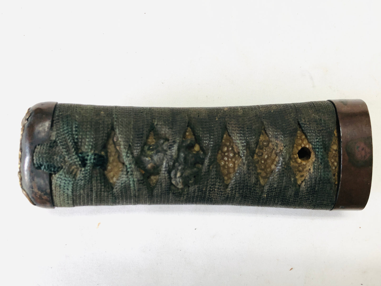 Y5105 TSUKA Japanese samurai sword lion Koshirae tsuba antique Katana vintage