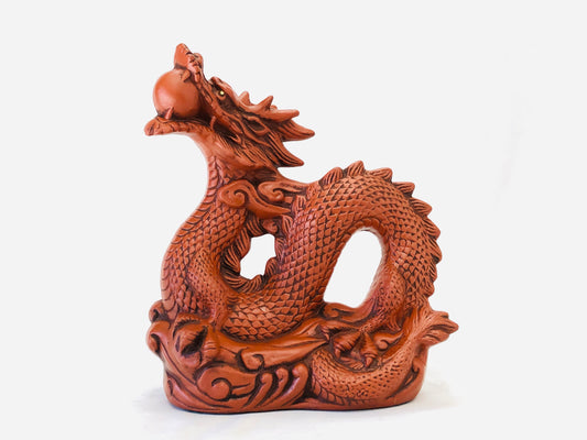 Y5166 OKIMONO Tokoname-ware Dragon figure figurine Japan antique interior decor