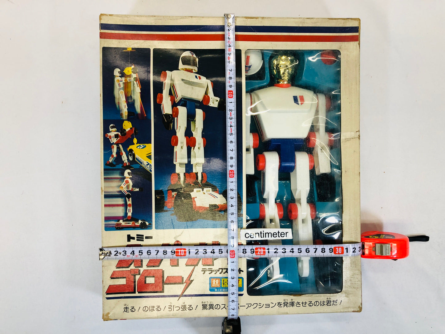 Y5222 TOY TOMY Super Guy Goro action figure box Japan antique vintage robot