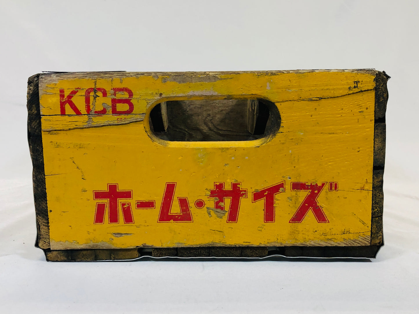 Y5224 BOX wood Coca-Cola storage container Japan antique vintage interior