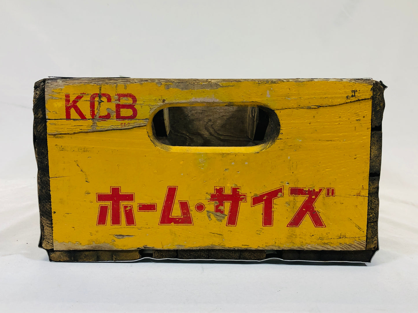 Y5224 BOX wood Coca-Cola storage container Japan antique vintage interior