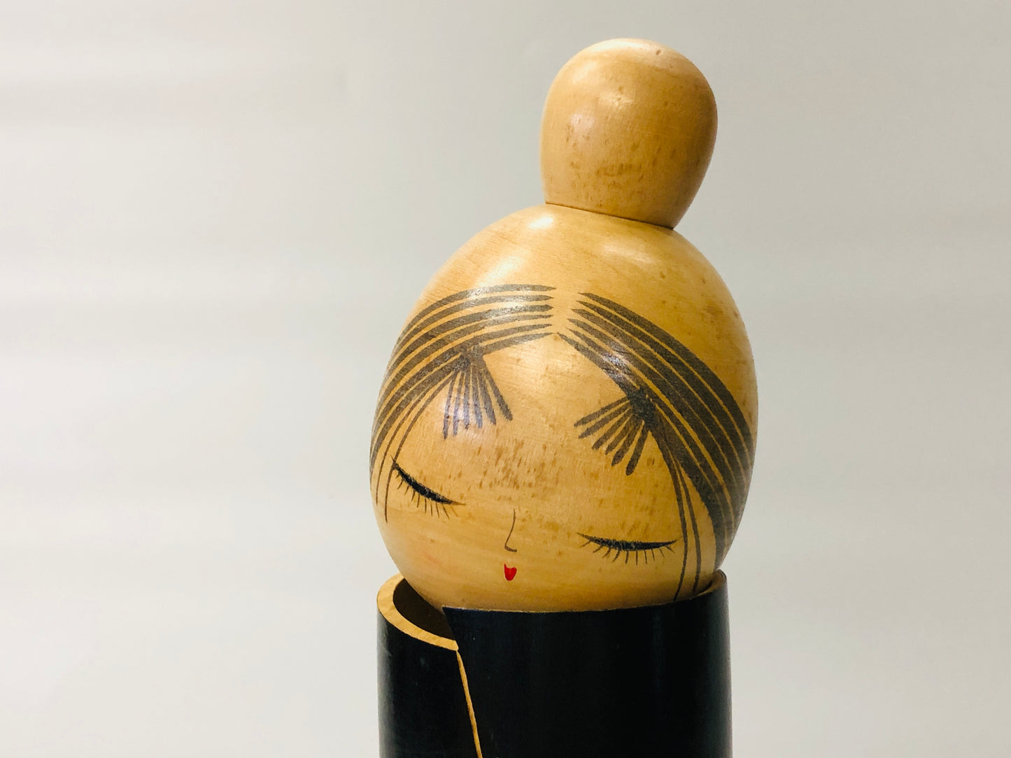 Y5276 OKIMONO Modern creative Kokeshi doll figure signed Japan vintage antique