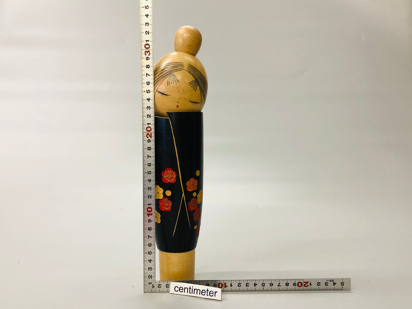 Y5276 OKIMONO Modern creative Kokeshi doll figure signed Japan vintage antique