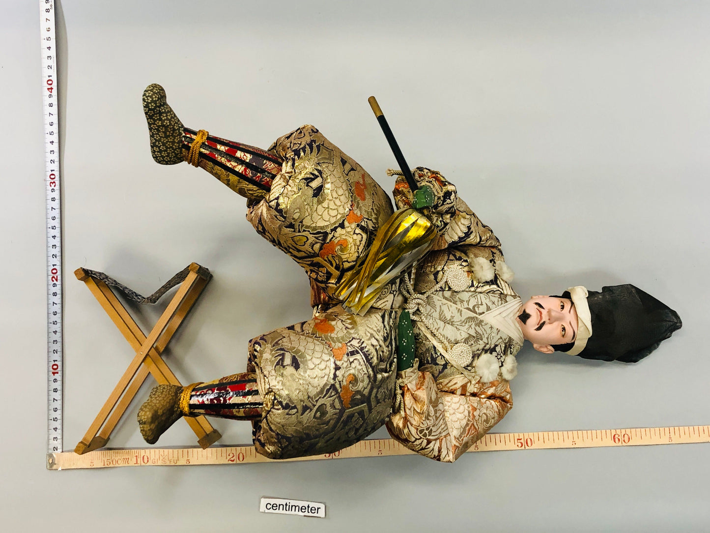 Y5325 NINGYO Samurai doll bushi busho figure figurine Japan vintage antique