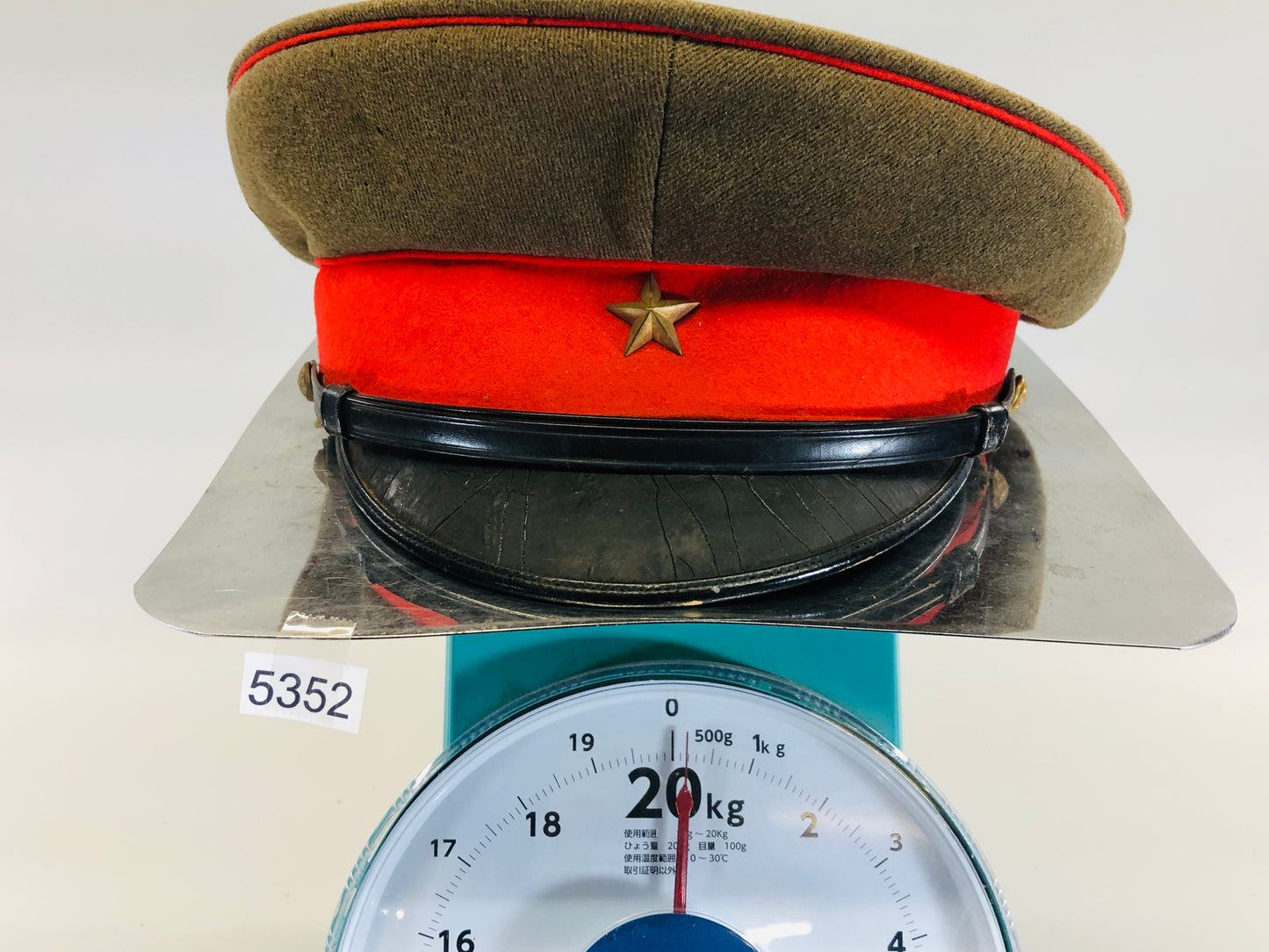 Y5352 Imperial Japan Army Military Hat cap star mark uniform Japan WW2 vintage