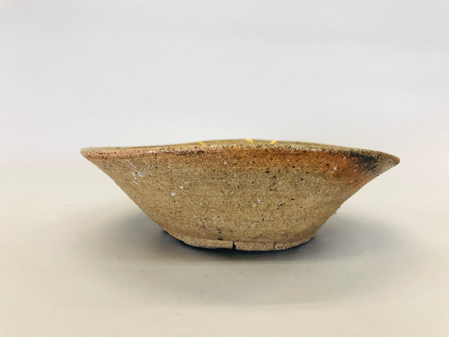 Y5398 CHAWAN Tokoname-ware kintsugi Japan antique tea ceremony pottery vintage