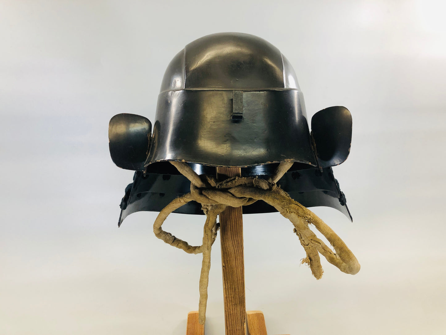 Y5562 KABUTO Zunari helmet iron black lacquer samurai Japan antique armor yoroi