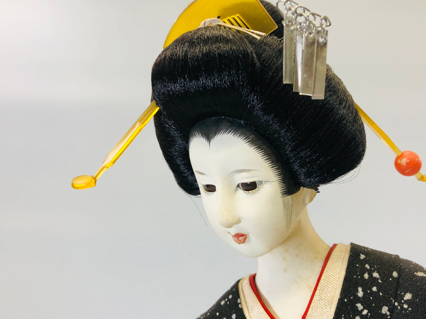 Y5643 NINGYO Kimekomi doll Kimono beauty figurine figure Japan vintage antique