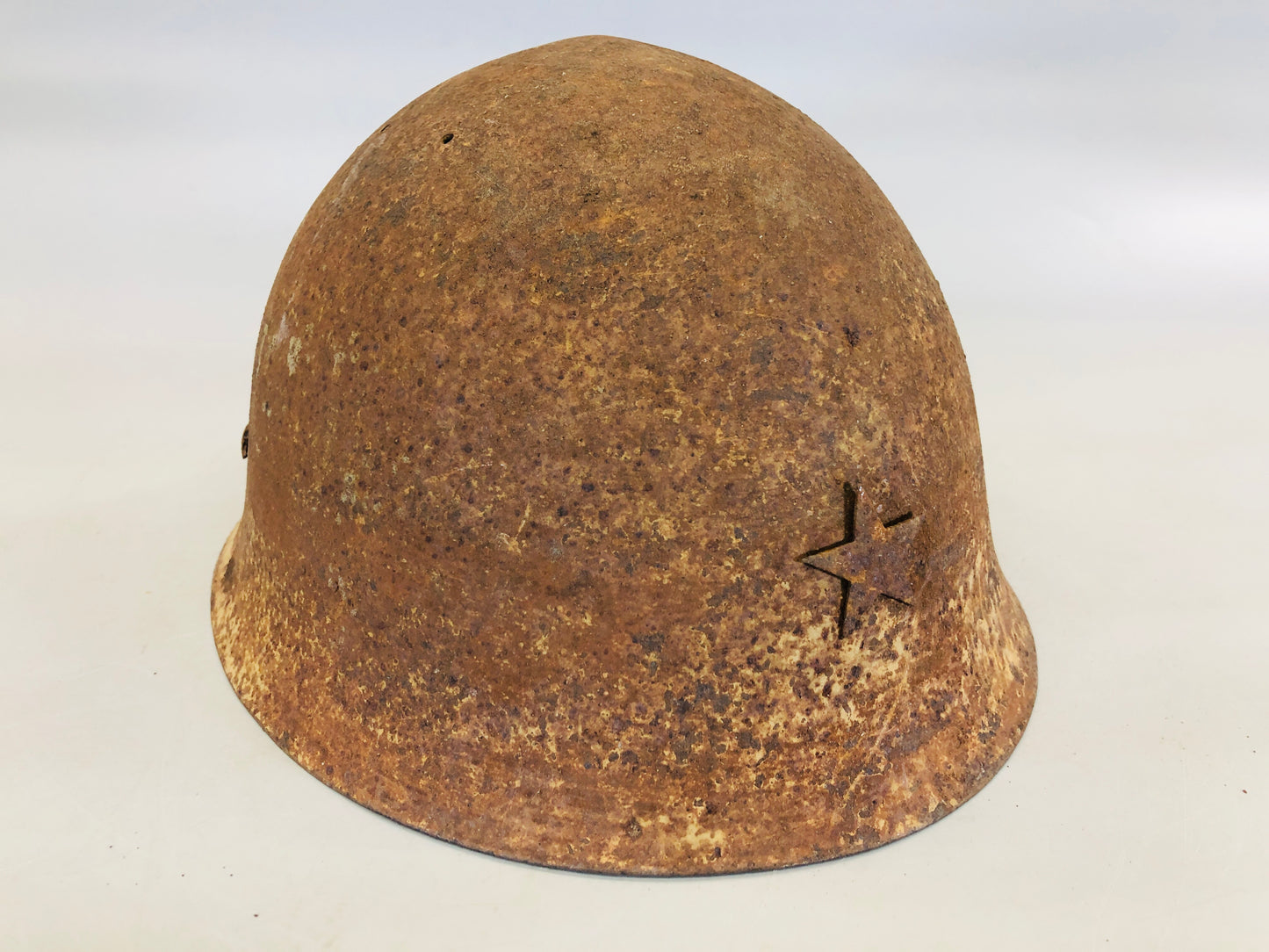 Y5652 Imperial Japan Army Star mark Iron Helmet military gear Japan WW2 vintage