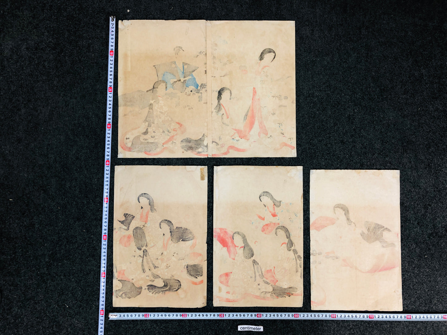 Y5709 WOODBLOCK PRINT Chikanobu Beauty Ooku great interior Japan Ukiyoe antique