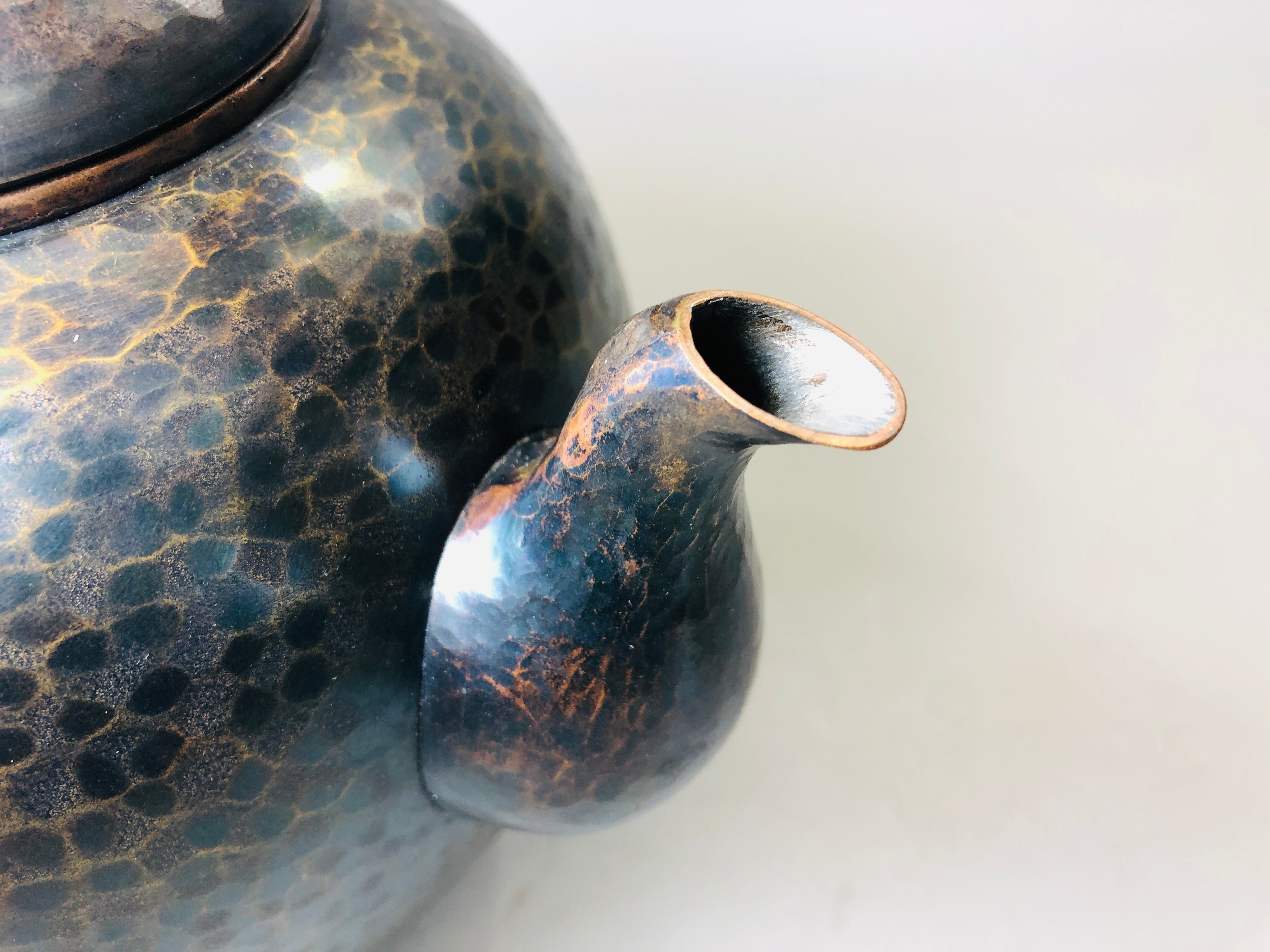 Y5866 TEA POT Gyokusendo mizusashi signed box Japan antique