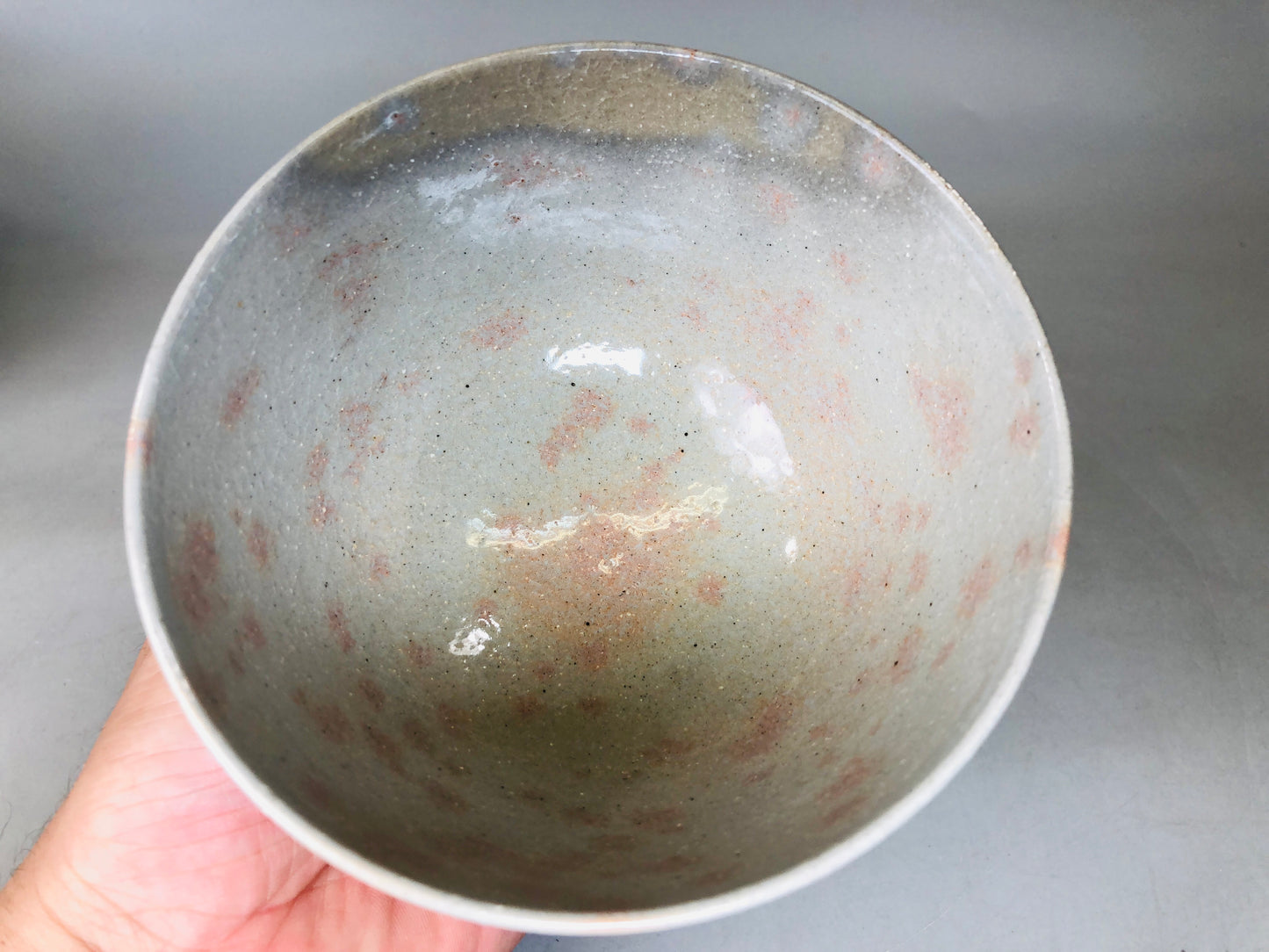 Y6053 [VIDEO] CHAWAN Gohon bowl signed box Japan antique tea ceremony vintage pottery