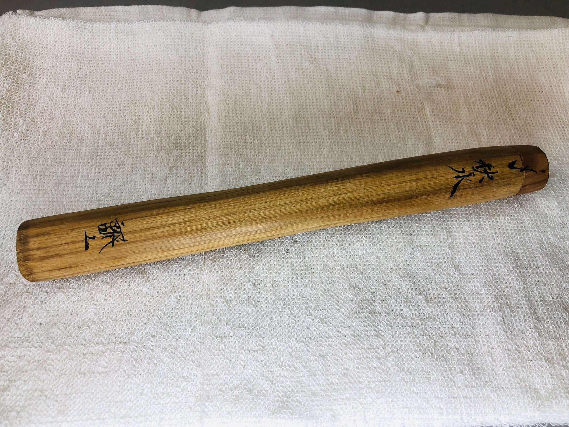 Y5581 CHASHAKU Bamboo scoop signed box note Japan Tea Ceremony