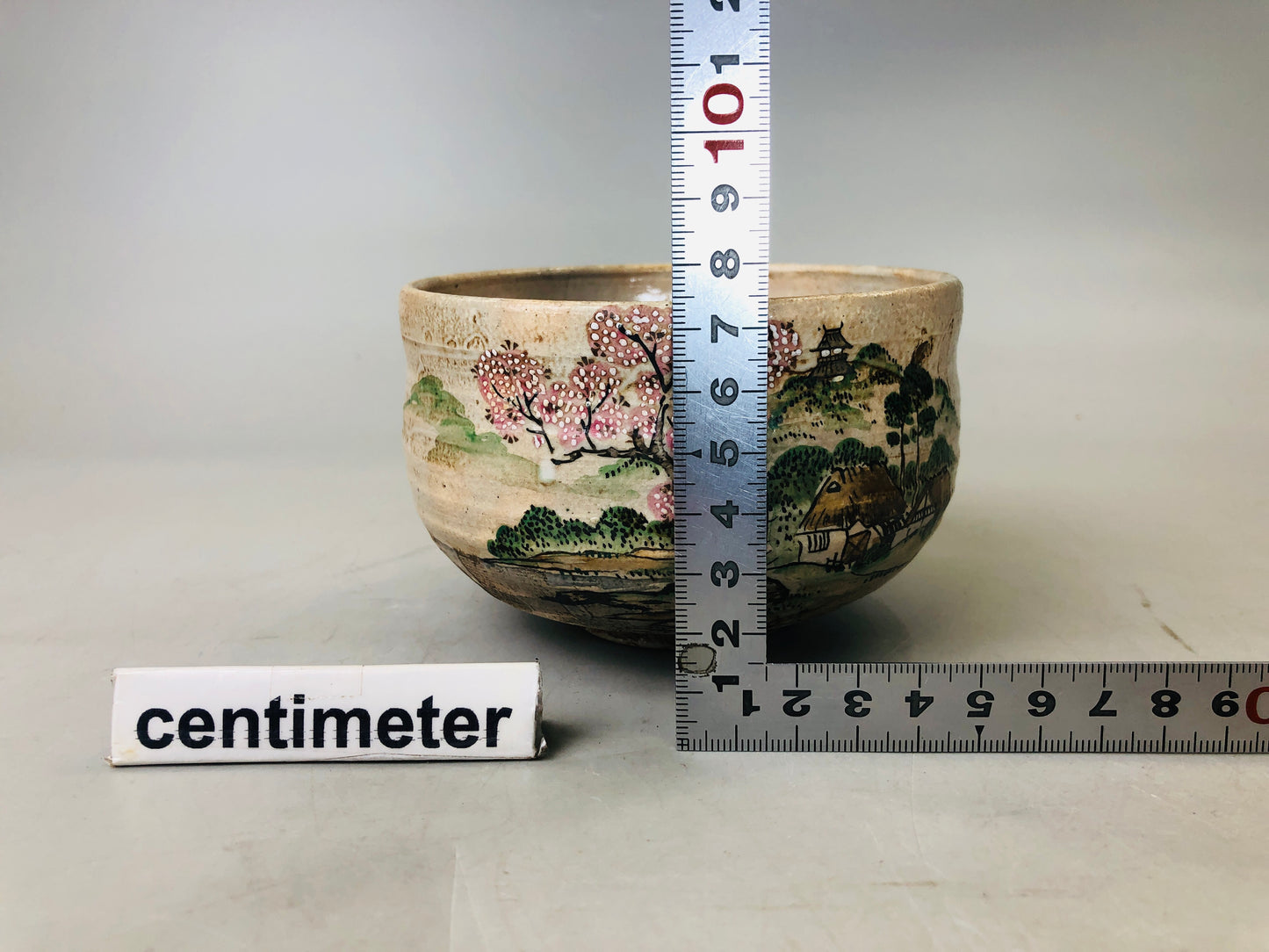 Y6163 [VIDEO] CHAWAN Inuyama-ware bowl Japan antique tea ceremony vintage pottery