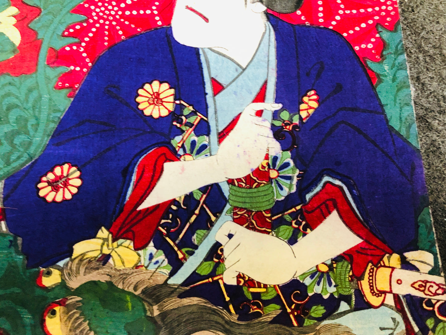 Y6174 [VIDEO] WOODBLOCK PRINT Author unknown 2 sheets Dragon Japan Ukiyoe antique art