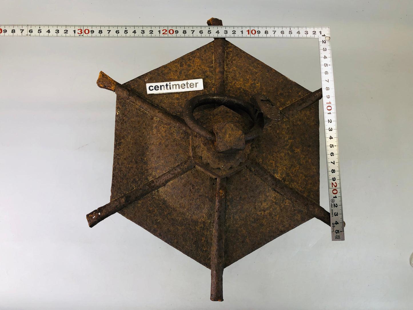Y6191 [VIDEO] TOUROU Iron Lantern lamp cicada Japan antique vintage interior decor
