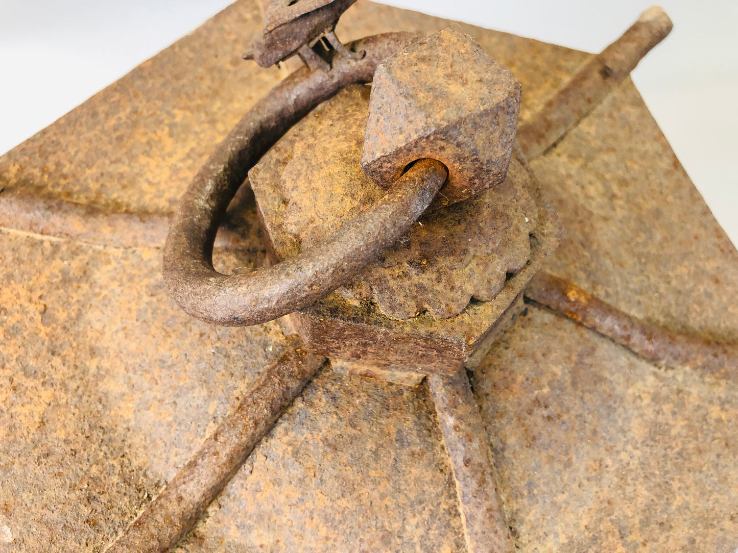 Y6191 [VIDEO] TOUROU Iron Lantern lamp cicada Japan antique vintage interior decor