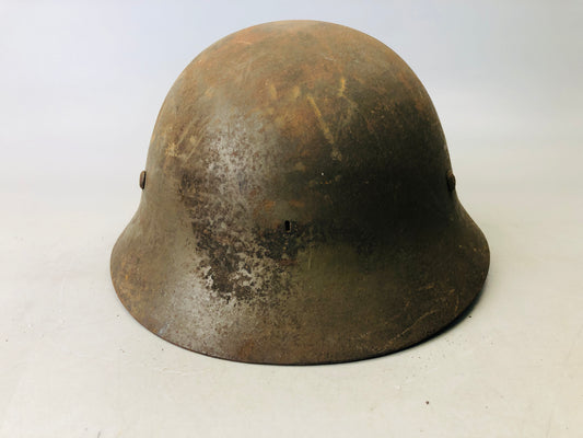 Y6250 [VIDEO] Imperial Japan Army Iron Helmet military personal gear Japan WW2 vintage