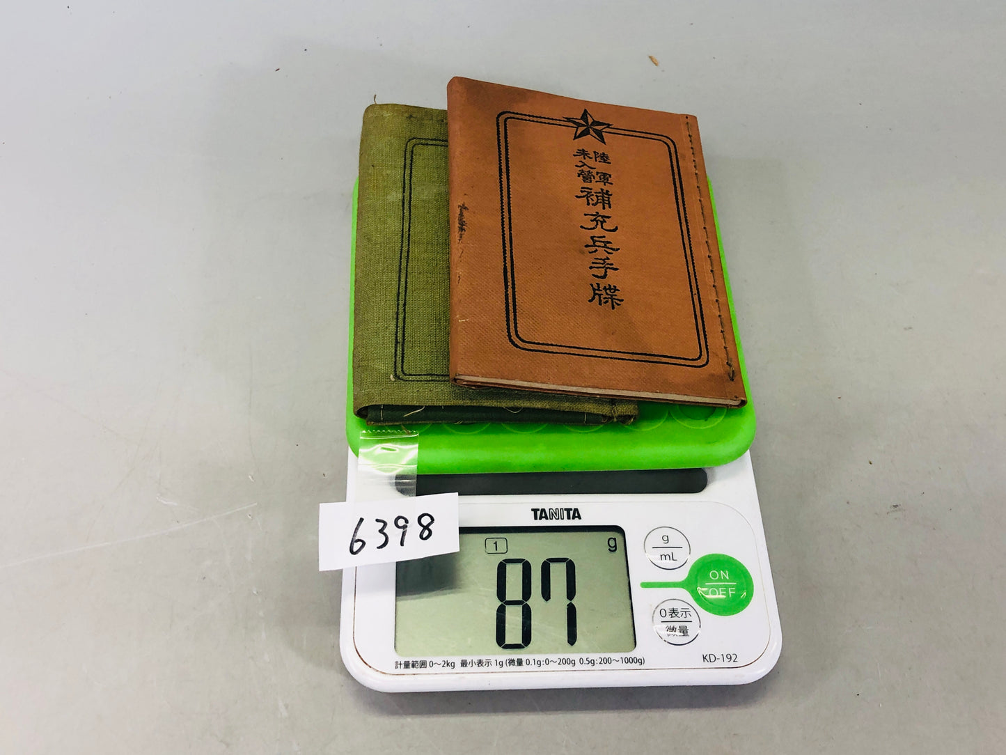 Y6398 [VIDEO] mperial Japan Army Miliraty notebook set Japan WW2 vintage stationery