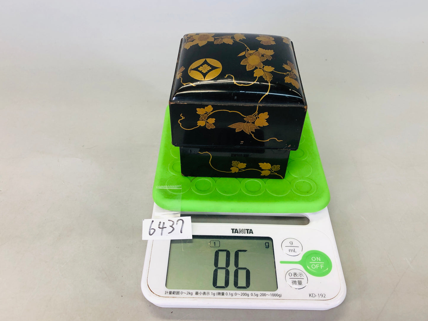 Y6437 [VIDEO] BOX Makie container case Japan antique incense fragrance aromatherapy