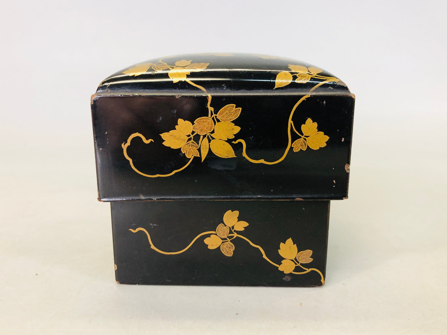 Y6437 [VIDEO] BOX Makie container case Japan antique incense fragrance aromatherapy