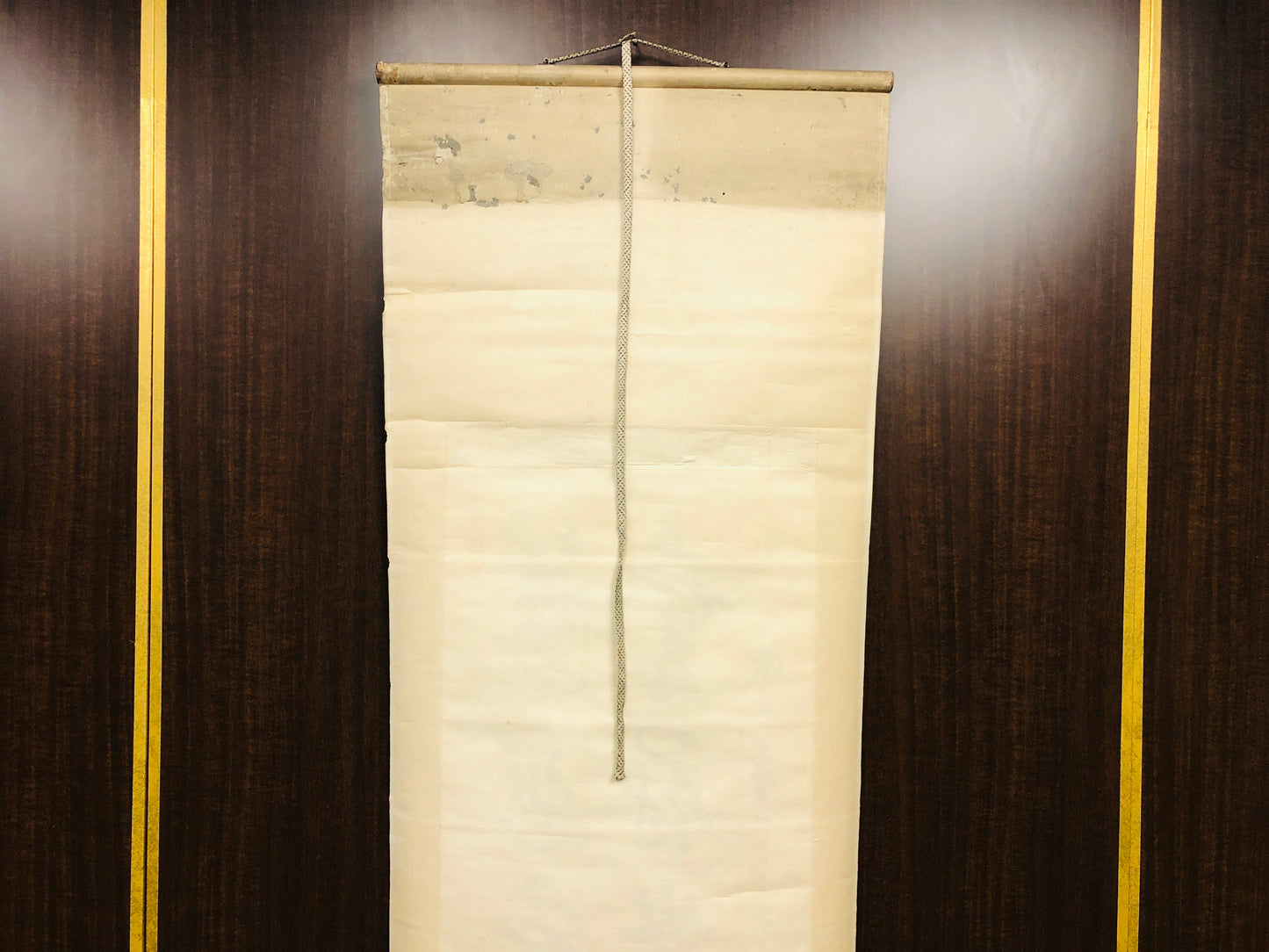 Y6473 [VIDEO] KAKEJIKU Calligraphy signed Japan antique hanging scroll decor interior