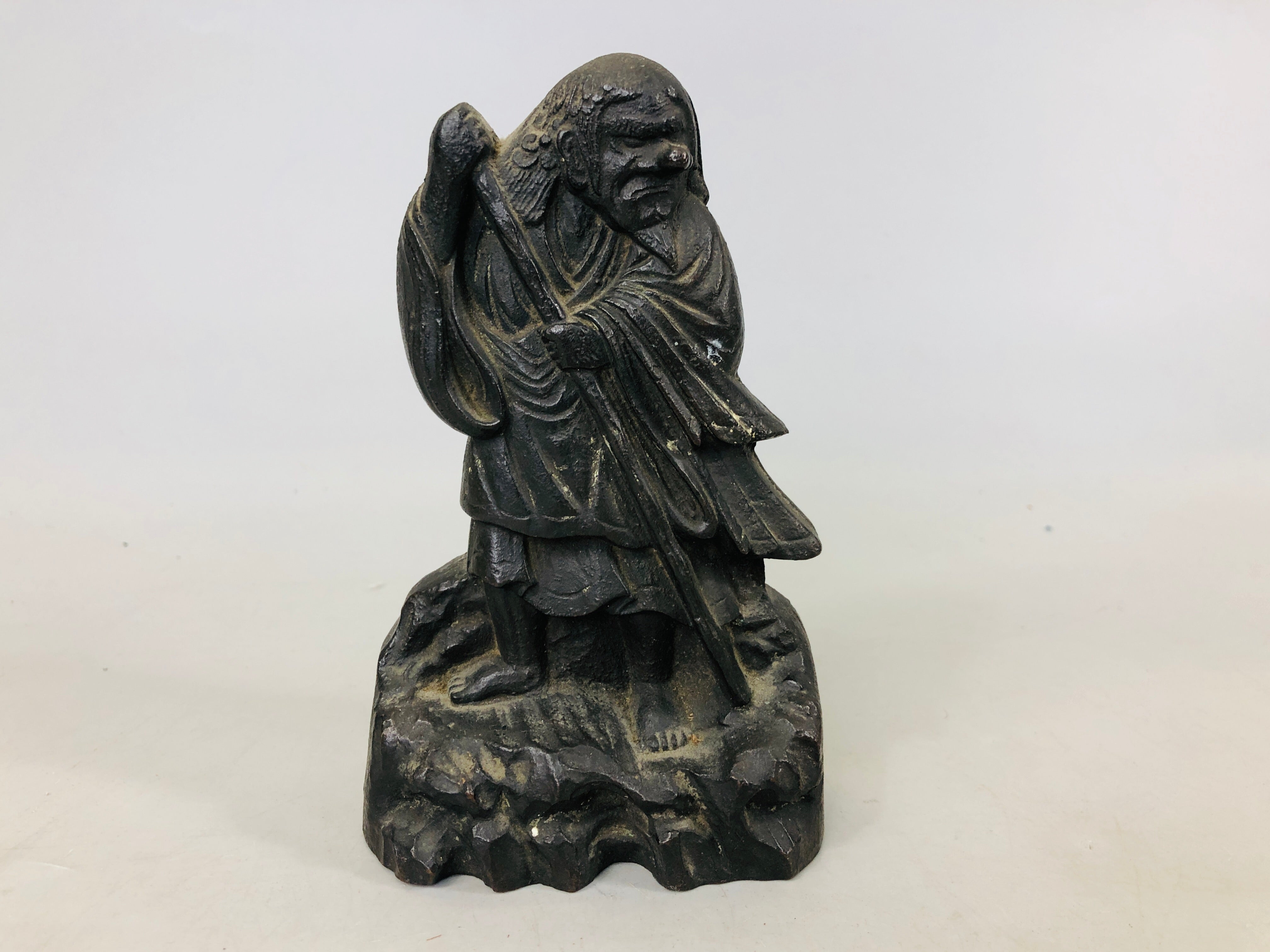 Y6500 [VIDEO] STATUE Copper Shinnou Yakusonin figurine god of medicine ...