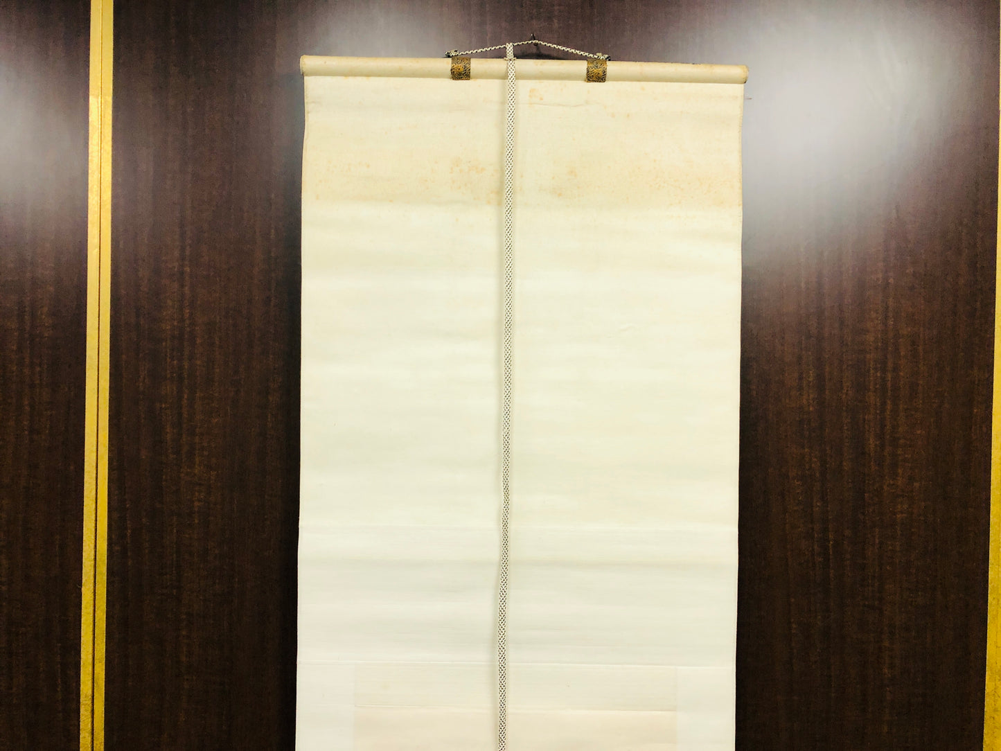 Y6518 [VIDEO] KAKEJIKU Beautiful woman signed box Japan antique hanging scroll interior