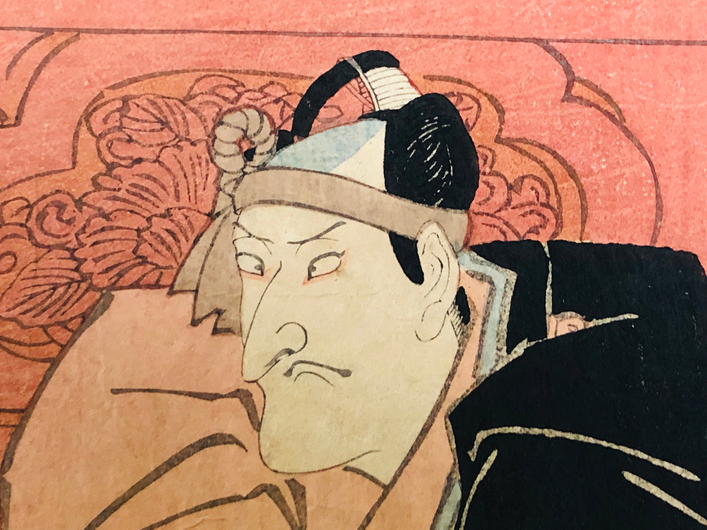 Y6590 [VIDEO] WOODBLOCK PRINT Kunisada Kabuki diptych Japan Ukiyoe antique art vintage