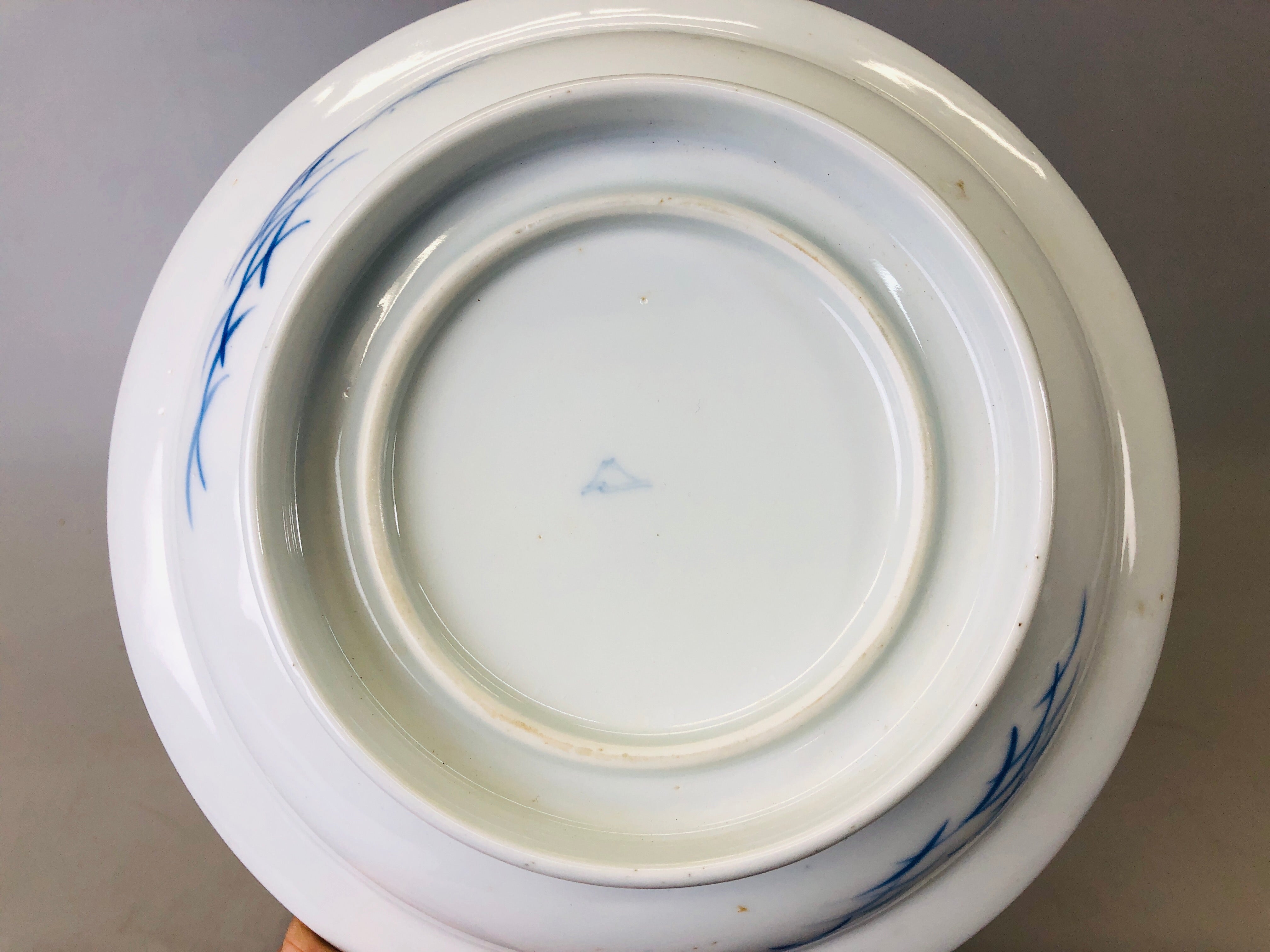 Y6682 [VIDEO] DISH Fukagawa-Seiji Mt.Fuji plate signed Japan