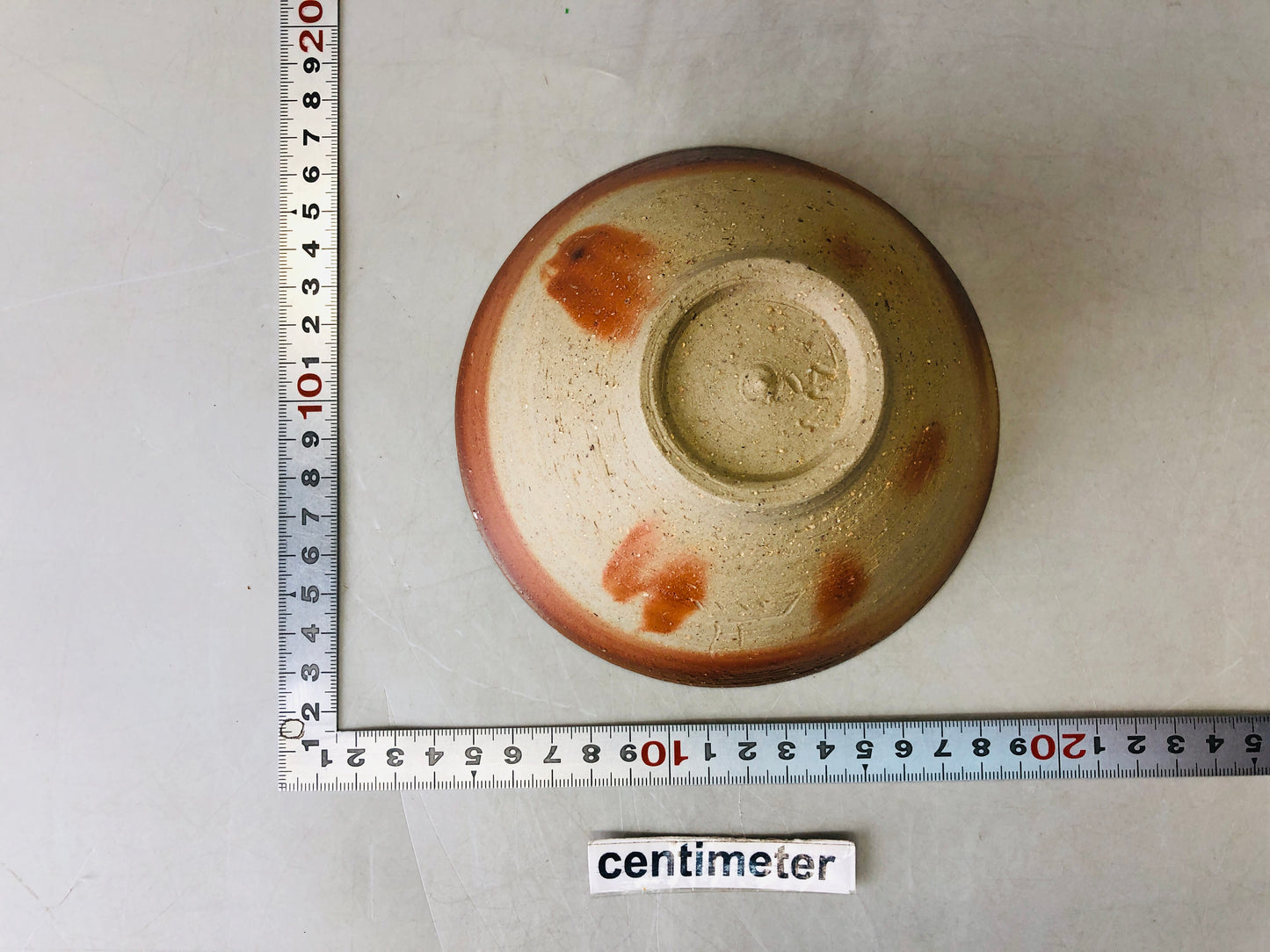 Y6697 [VIDEO] CHAWAN Bizen-ware signed Japan antique tea ceremony pottery bowl cup