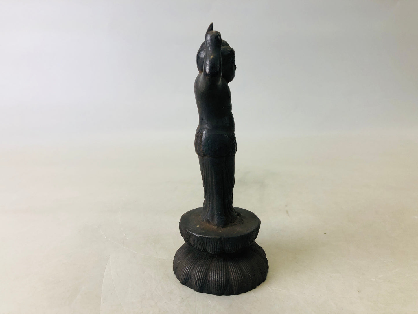 Y6698 [VIDEO] STATUE Copper Baby Buddha figure figurine Japan antique interior decor