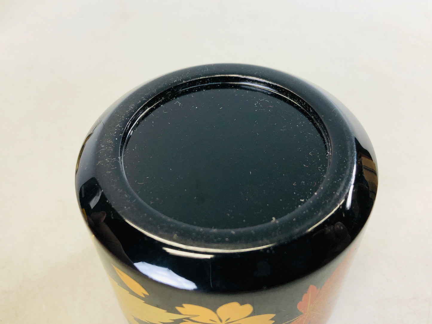 Y6737 [VIDEO] NATUME Makie Caddy container signed box Japan Tea Ceremony antique case