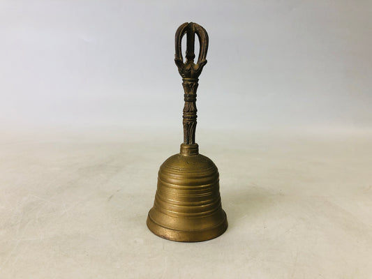 Y6789 [VIDEO] Buddhist Altar Equipment copper Goko bell Japan antique vintage utensils