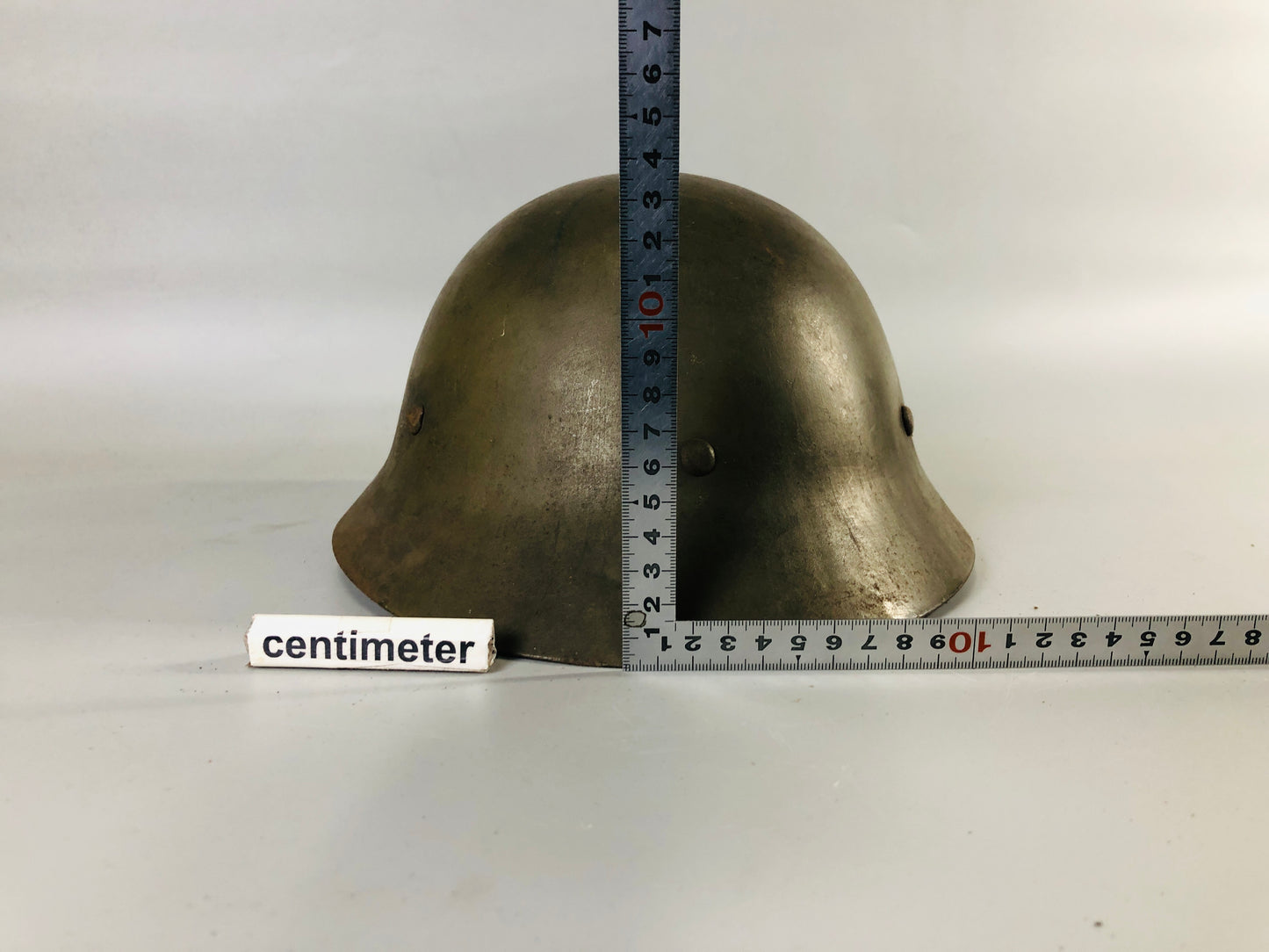 Y6900 [VIDEO] Imperial Japan Army Iron Helmet military personal gear Japan WW2 vintage