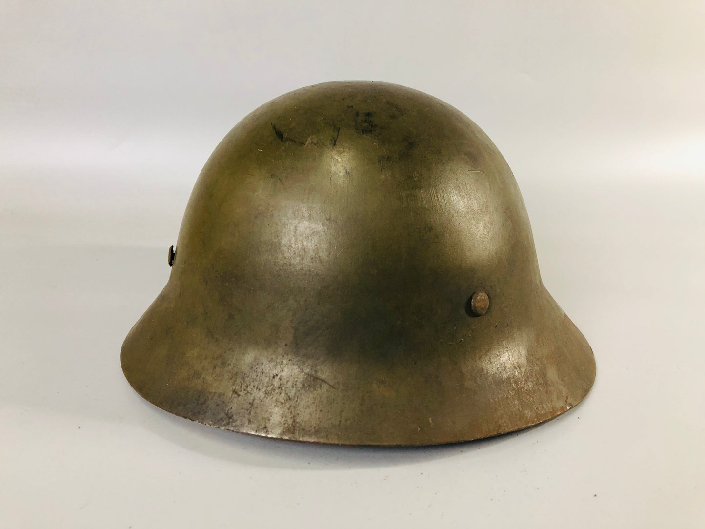 Y6900 [VIDEO] Imperial Japan Army Iron Helmet military personal gear Japan WW2 vintage