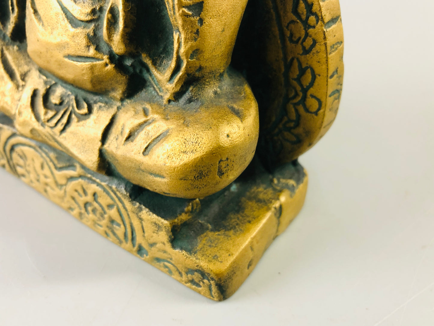 Y7011 [VIDEO] STATUE Copper Daikoku figurine signed box Buddha figure Japan antique