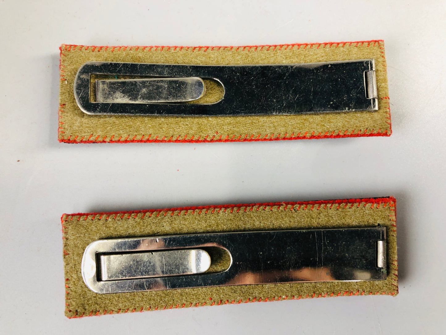 Y7018 [VIDEO] Imperial Japan Army Epaulettes Lapel Pins set of 6 Japanese WW2 vintage