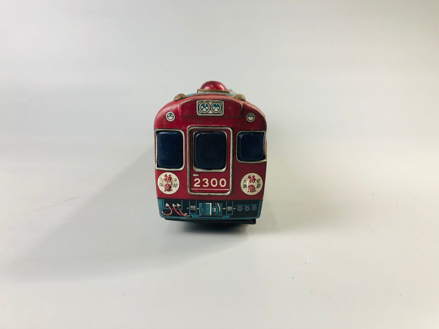 Y7032 [VIDEO] TIN TOY train Keihanshin 2300 transportation Japanese antique vintage