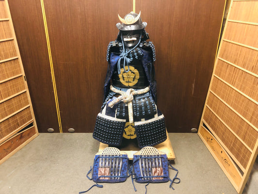 Y7037 YOROI Samurai armor helmet set Iron life size Japan antique bushi busho