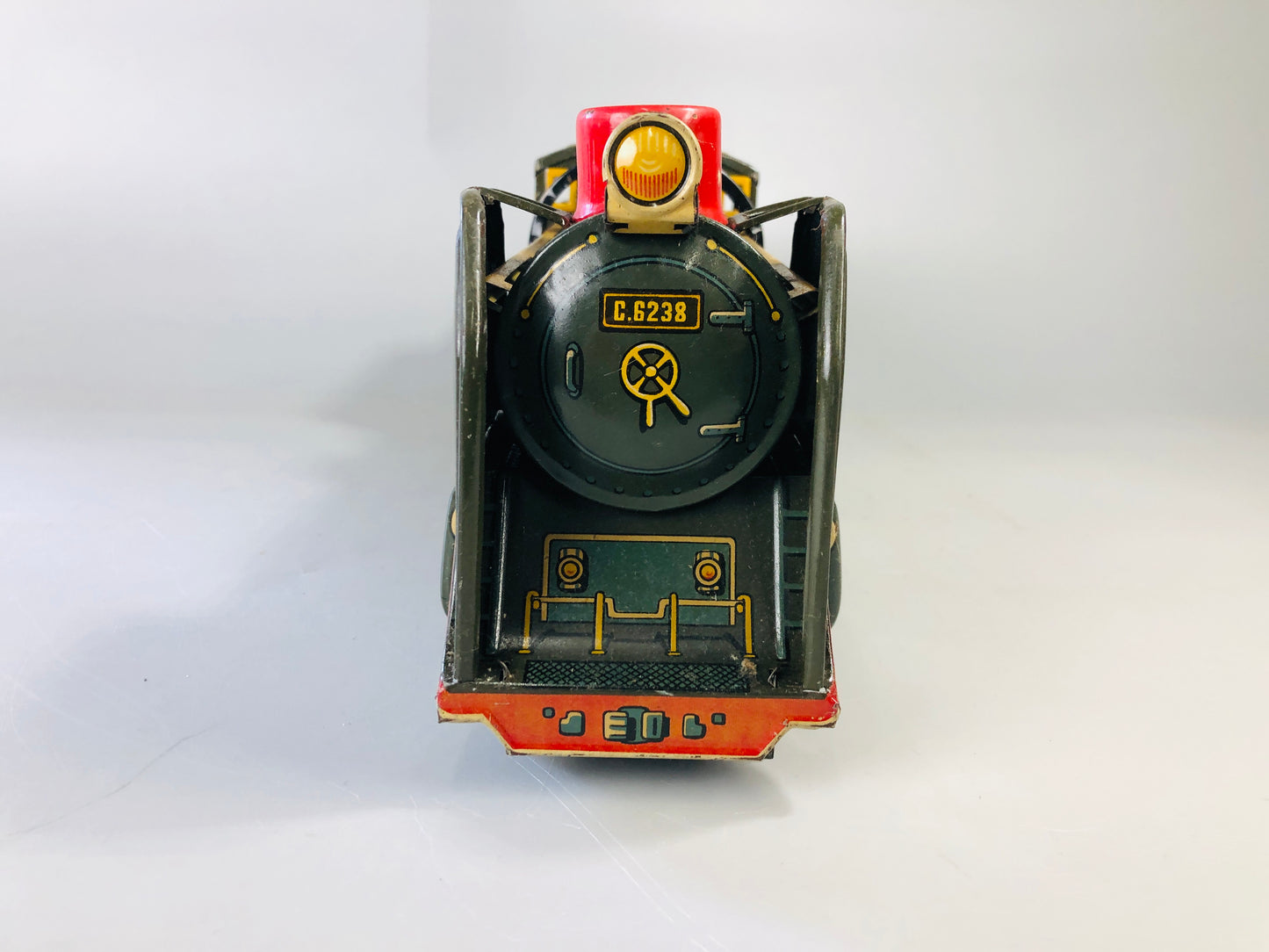 Y7110 TIN TOY Train transportation C6238 Japanese antique vintage interior